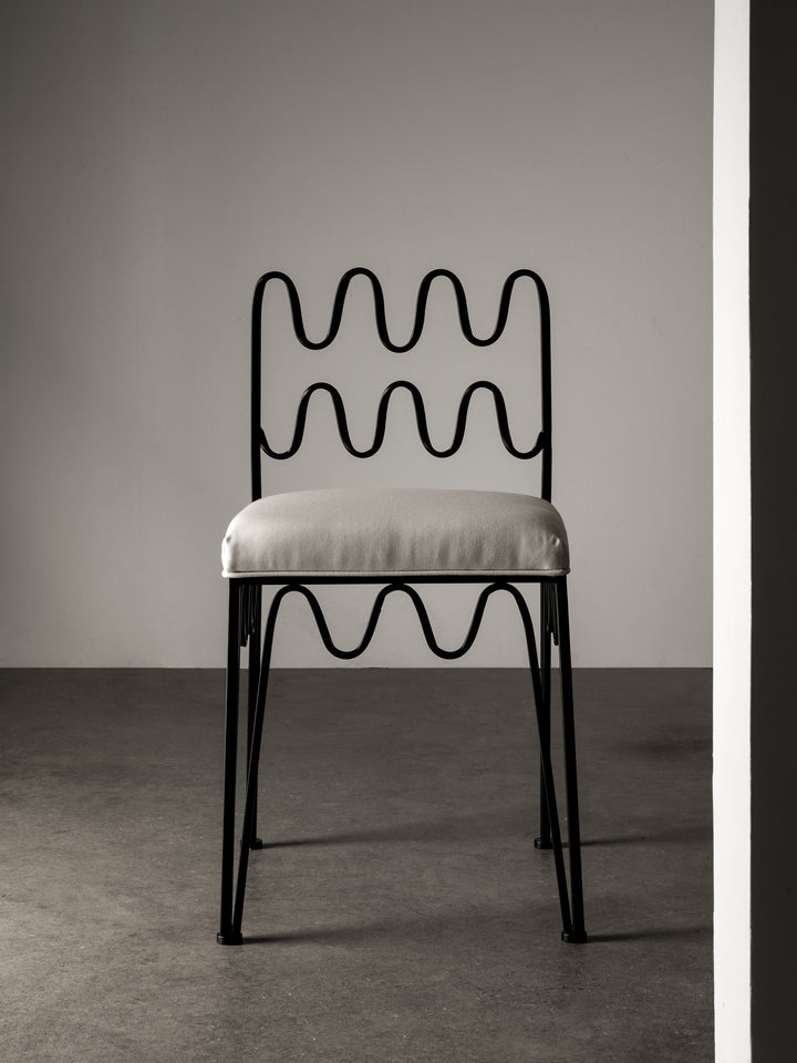 Wave Dining Chair Black