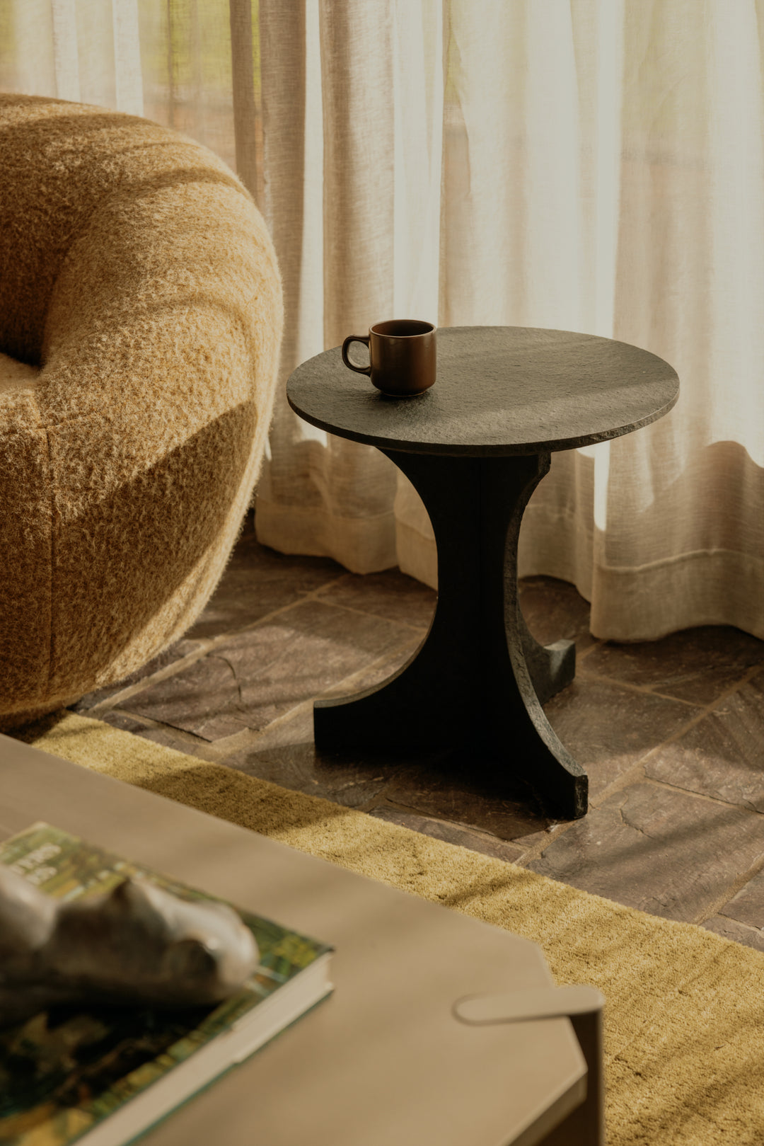 Camille Side Table Basalt