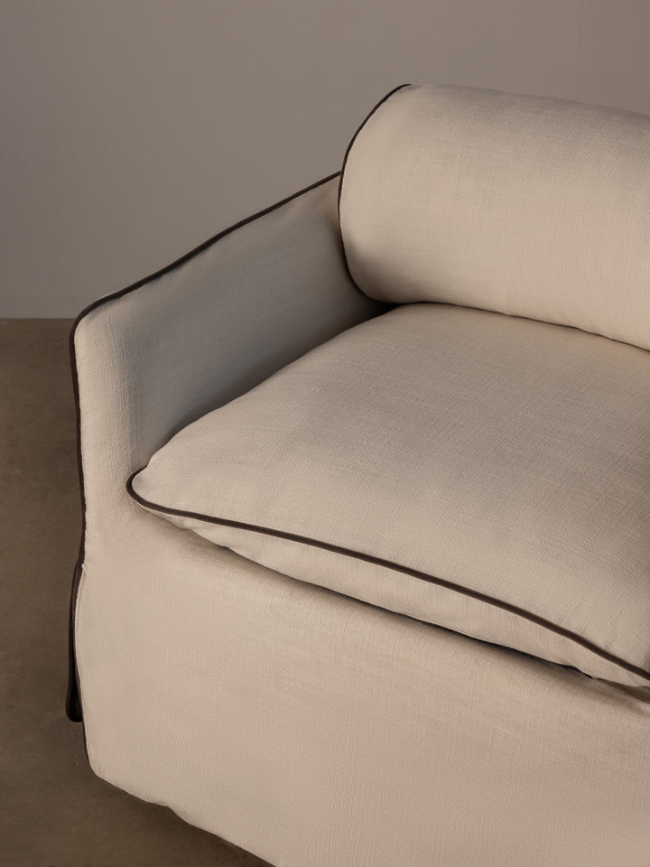 Cohen Armchair Ivory Contrast