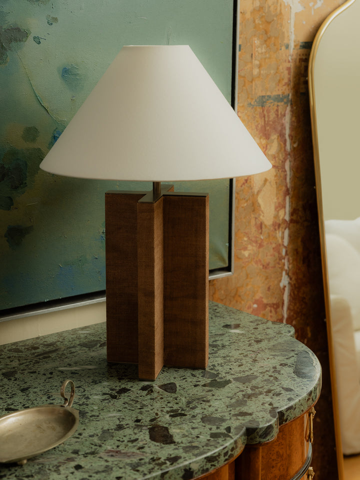 Marquis Table Lamp Pecan AUS