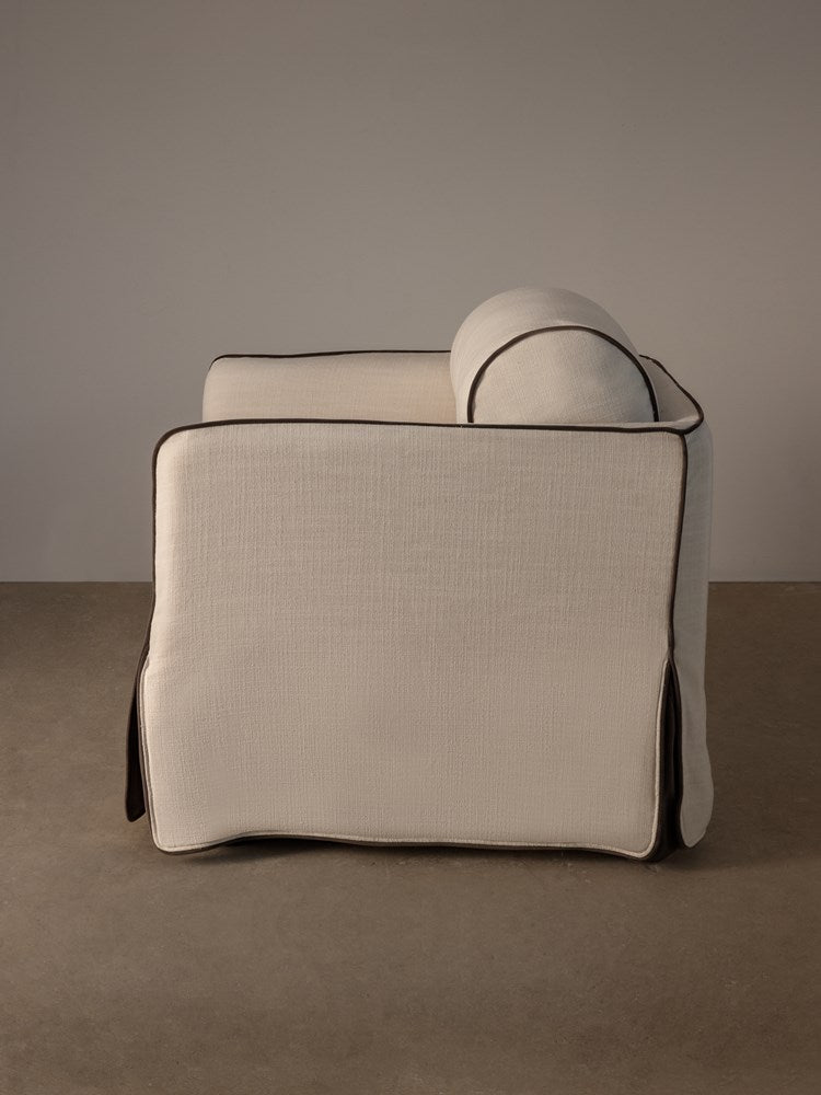 Cohen Armchair Ivory Contrast