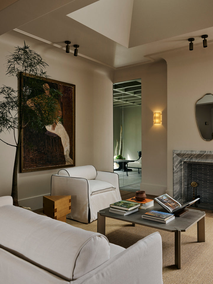 Cohen Armchair Ivory Contrast