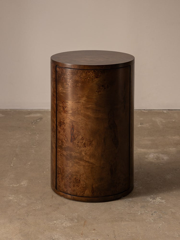 Vernier Round Side Table Tabac II