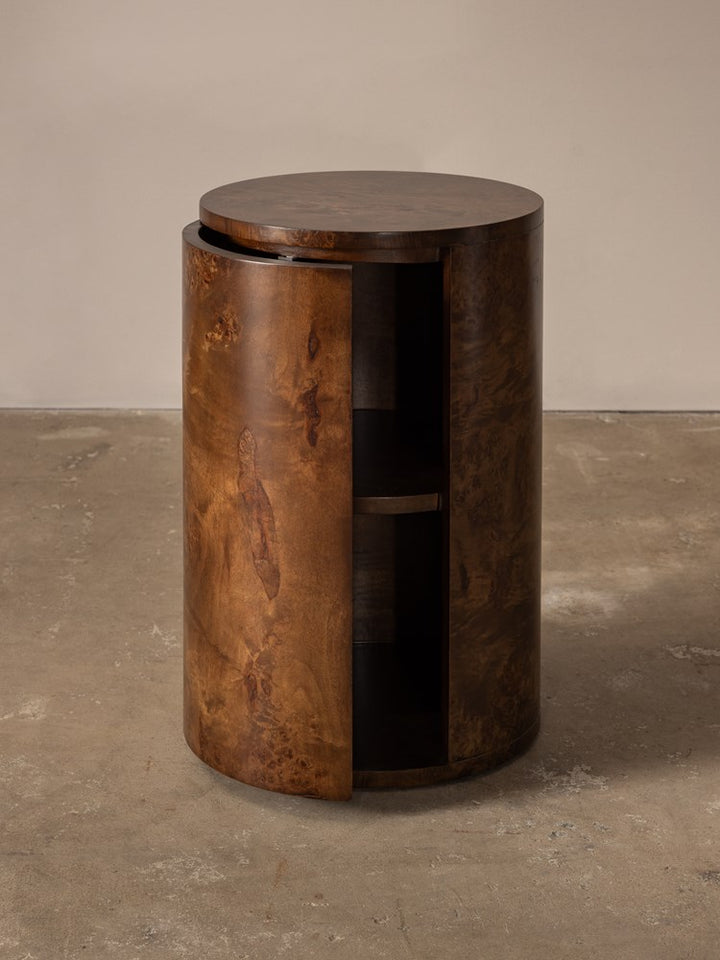 Vernier Round Side Table Tabac II
