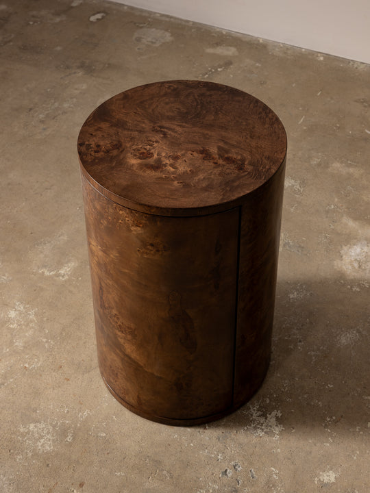 Vernier Round Side Table Tabac – Rachel Donath