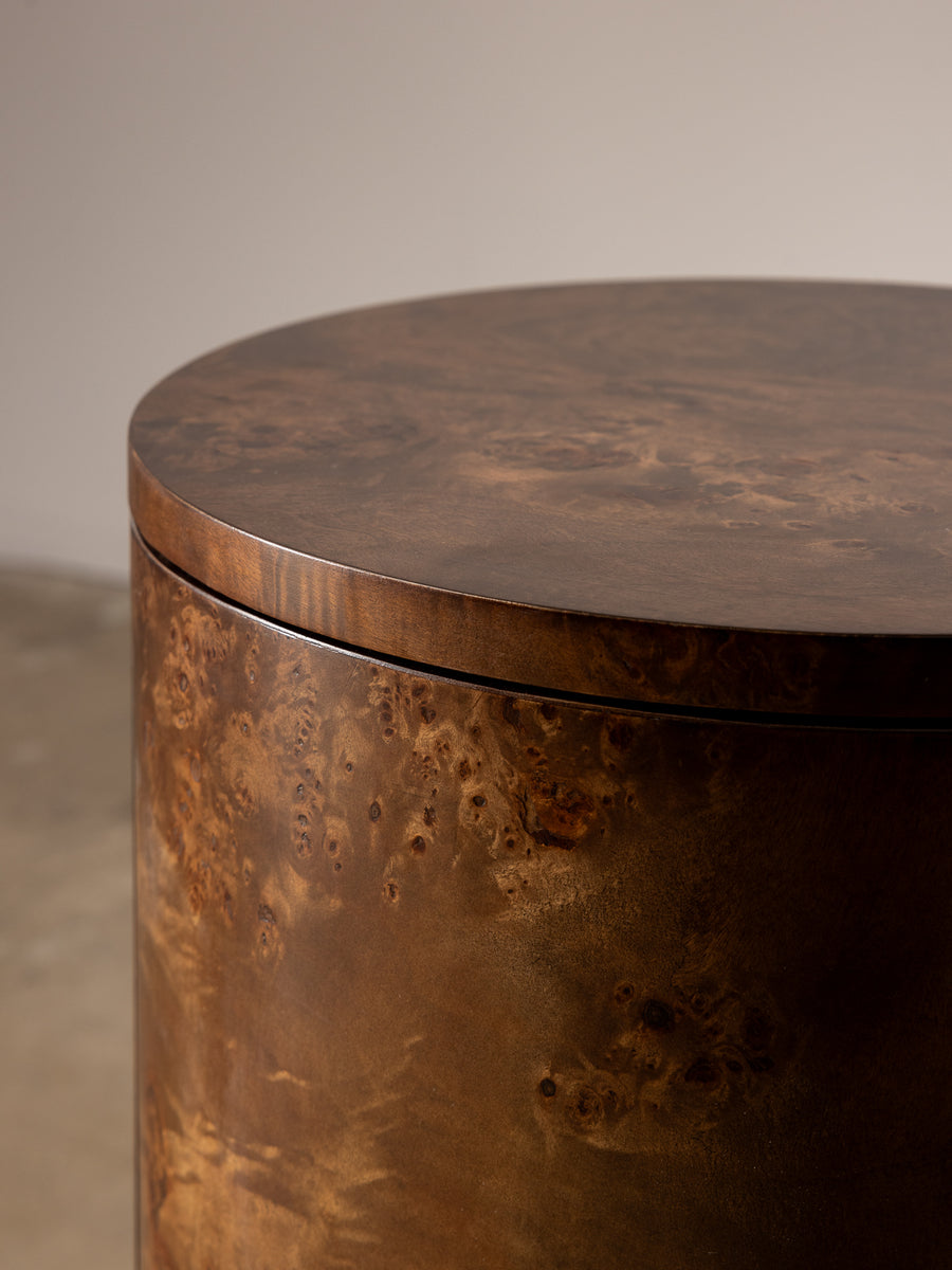 Vernier Round Side Table Tabac – Rachel Donath