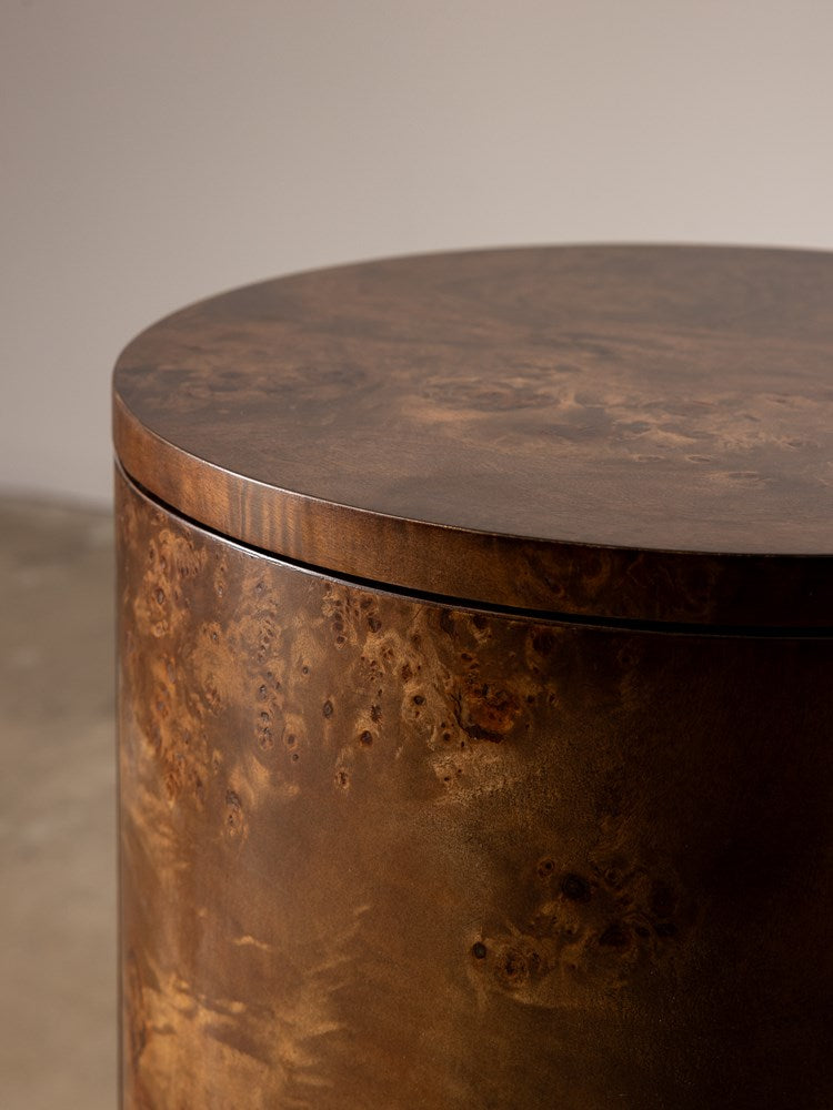 Vernier Round Side Table Tabac II