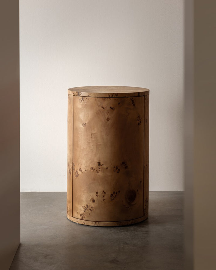 Vernier Round Side Table Natural II
